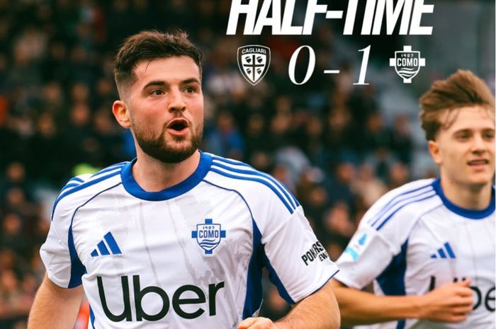 Hasil Liga Italia: Como Bungkam Cagliari, Gol Roket Jadi Penentu Kemenangan